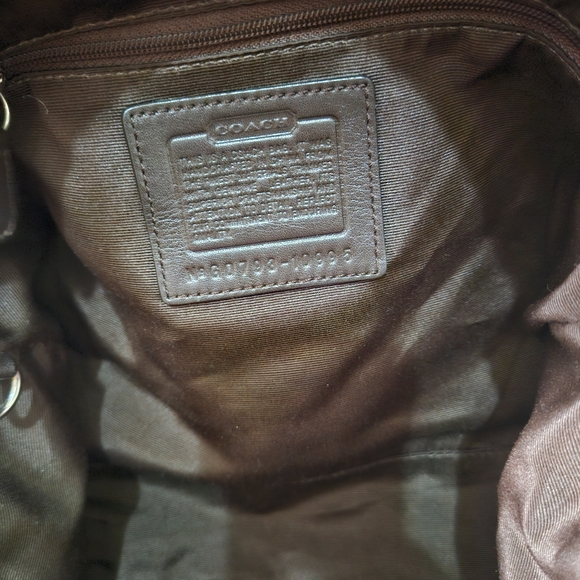 Coach Chelsea Signature Satchel Sateen Shoukdee Bag - Picture 9 of 10